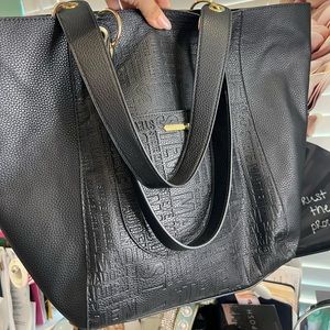 Steve Madden Black Tote Bag